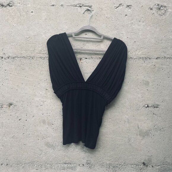 00s slouchy black top - Picture 3 of 5